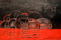 56 Cabal - Philip Guston 1977 Whitney Museum Of American Art New York City